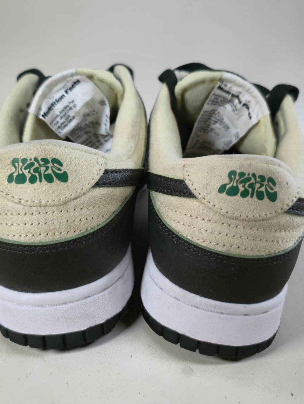 Nike Dunk Low Black Green Glow Avocado Certified Fresh Sneakers Women’s 7.5 - Picture 5 of 10